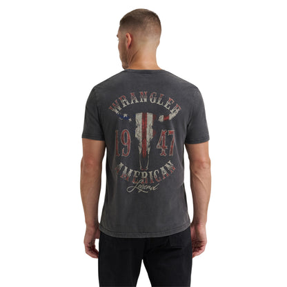 Wrangler Men's Americana Legend Back Graphic Tee