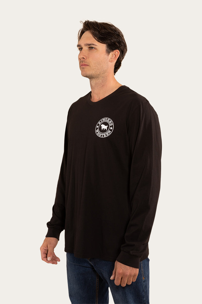 Ringers Western Men's Sig Bull Loose Fit L/S Tee