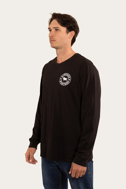 Ringers Western Men's Sig Bull Loose Fit L/S Tee