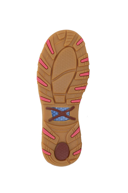 Twisted X Women's Pink Stitch Cellstretch Slipon