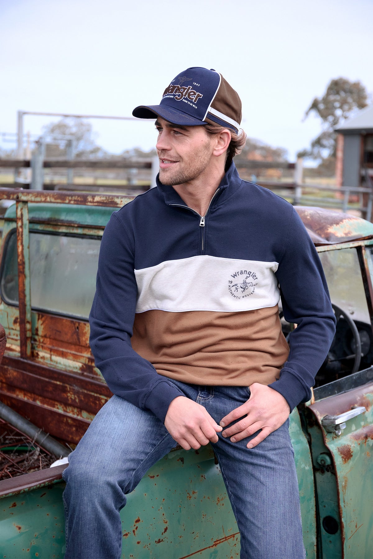 Wrangler Men's Steve 1/4 Pullover