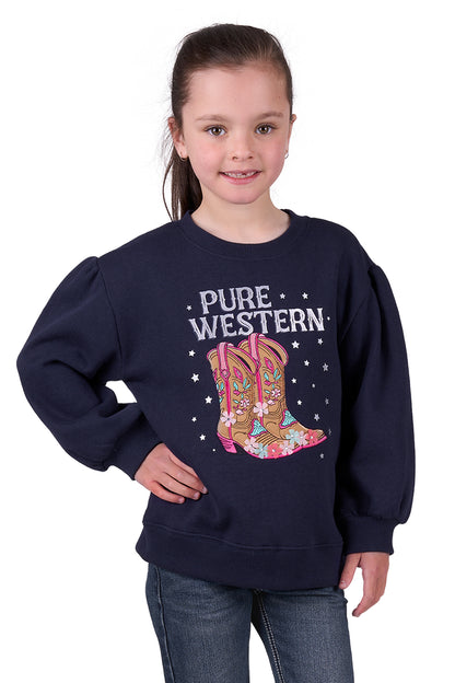Pure Western Girls Sienna Crew