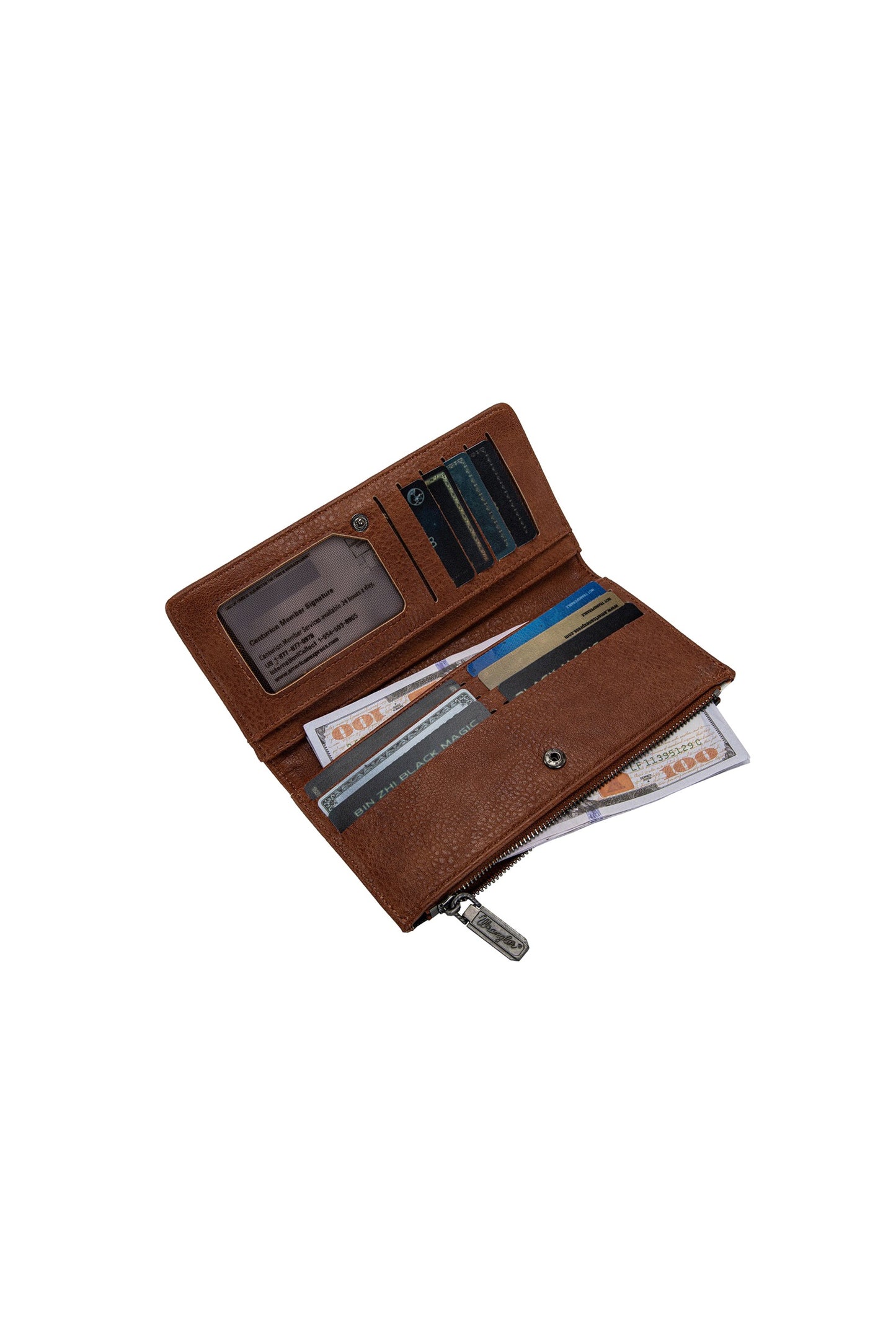 Wrangler Cow Print Slim Wallet
