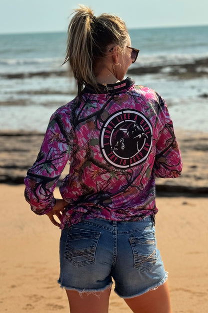 Boar Tearer Women's Foliage L/S Tee