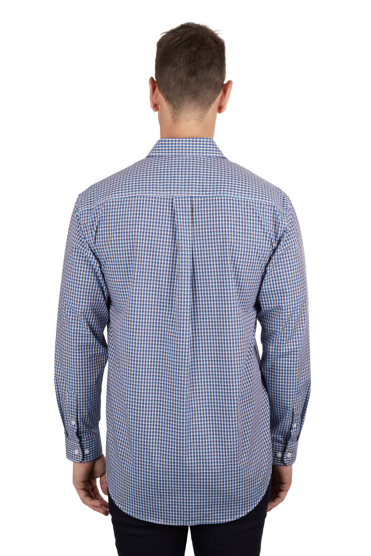 Hard Slog Men's Bobbie Half Placket L/S Shirt