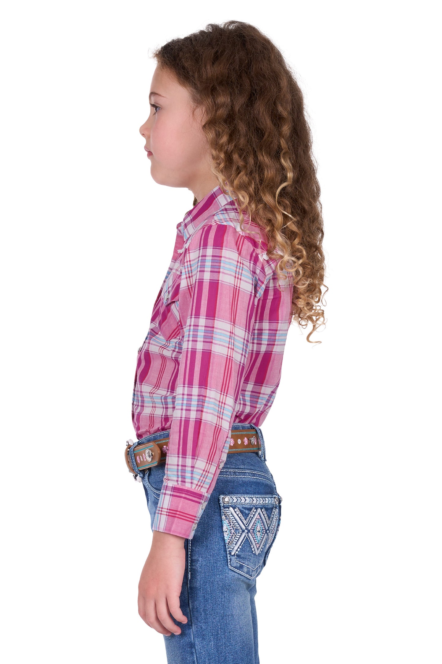 Pure Western Girl's Leni L/S Shirt