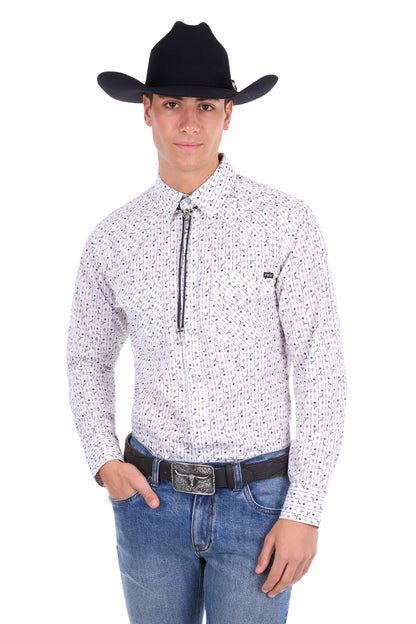 Pure Western Men’s Keith Print Western L/S Shirt