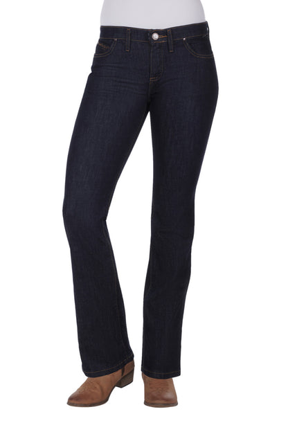 Wrangler Women's Dark Dynasty Q-Baby Ultimate Riding Jean