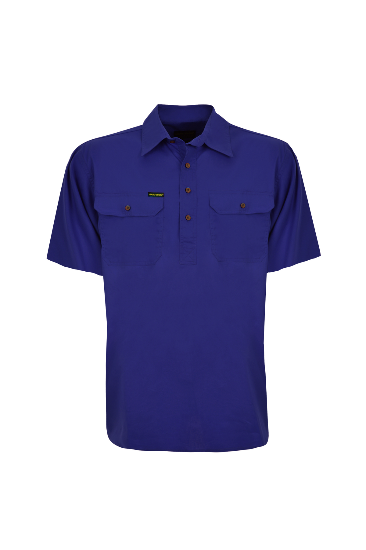 Thomas Cook Men's Half Placket Light Cotton Ss Shirt