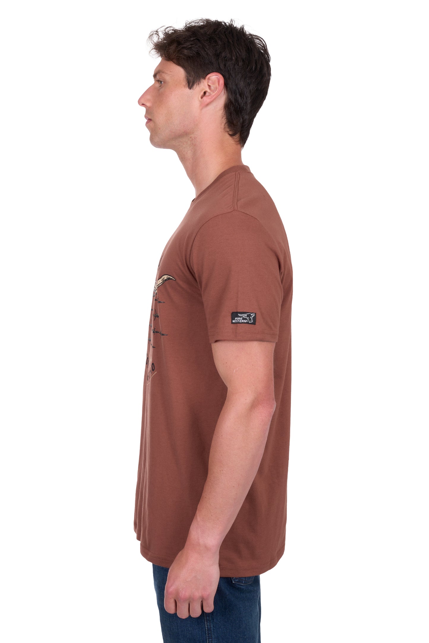Pure Western Men's Frank Ss Tee
