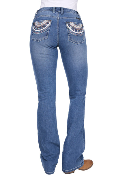 Pure Western Women's Pat Relaxed Rider Jean - 36L