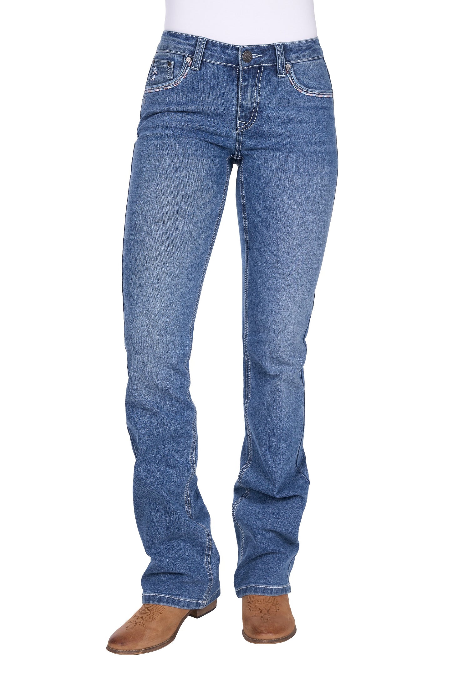 Pure Western Women's Pat Relaxed Rider Jean - 36L