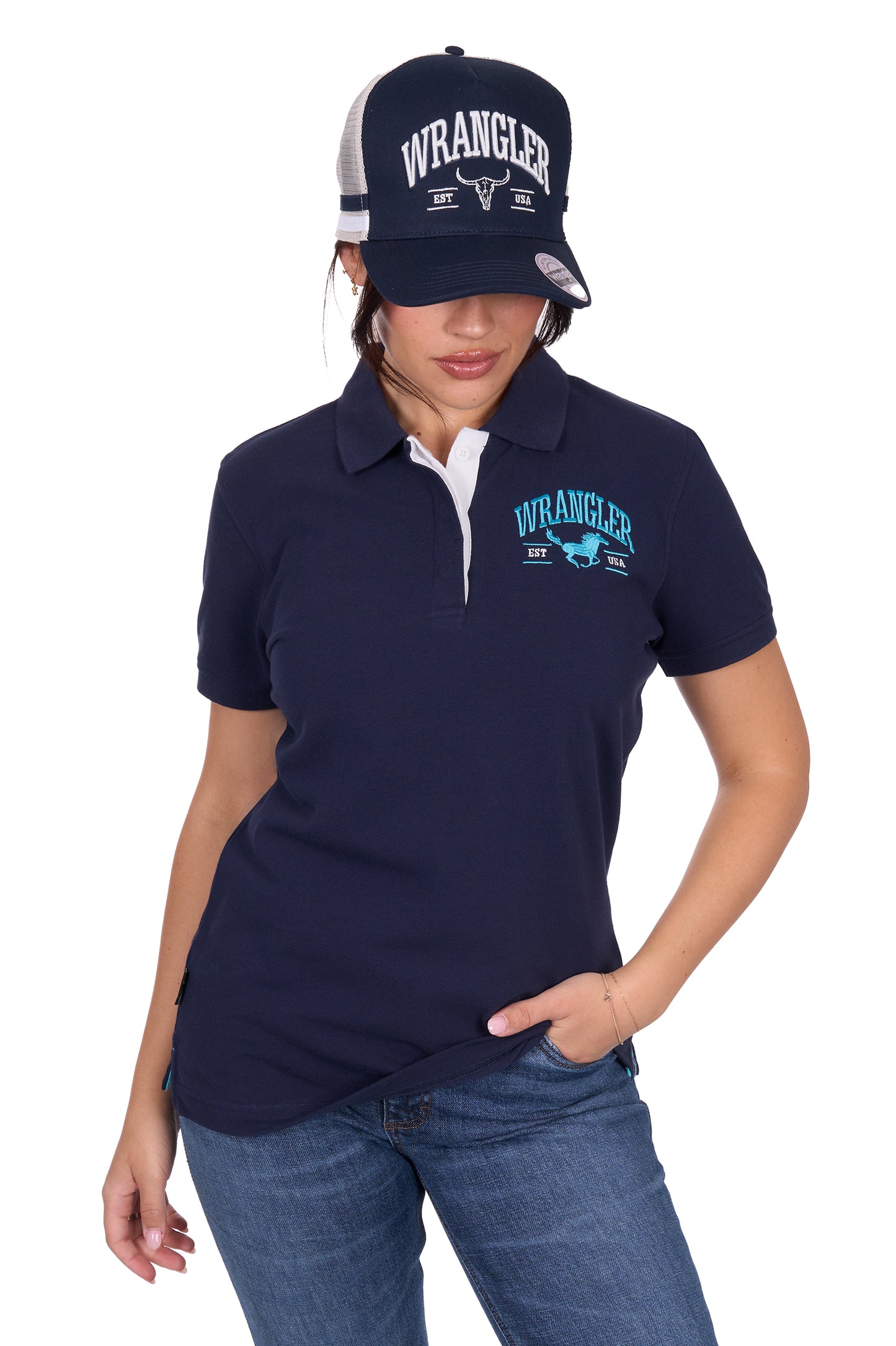 Wrangler Women's Eliza Ss Polo