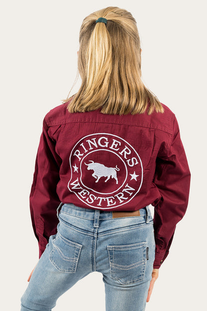 Ringers Western Kid's Jackaroo Full Button Workshirt