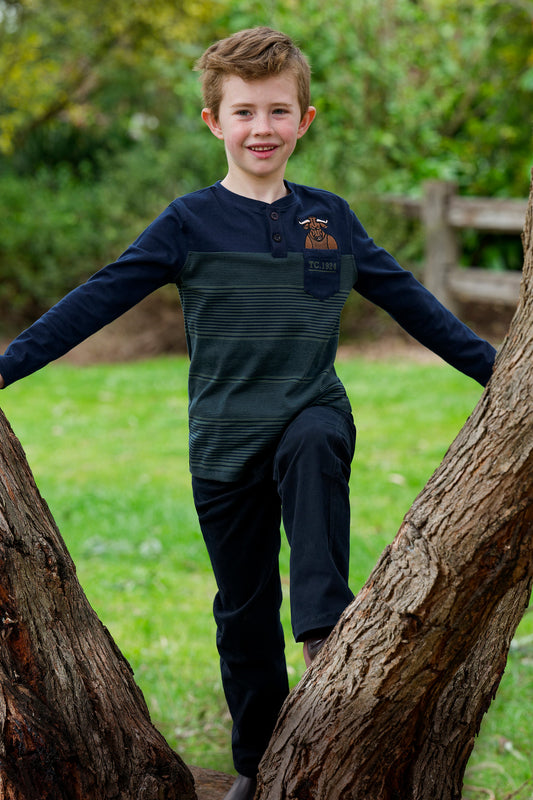 Thomas Cook Boys Benny Henley 1-Pocket L/S Tee