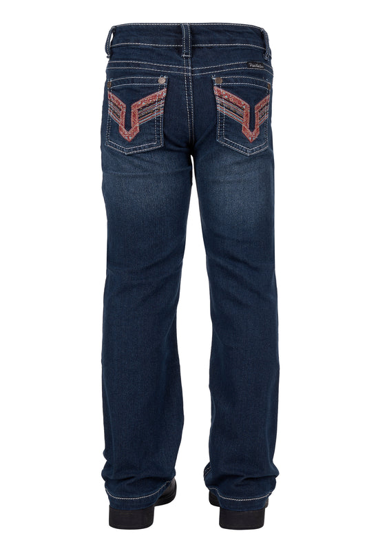 Pure Western Girls Aztec Bootcut Jean
