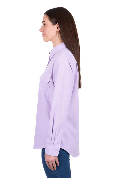 Hard Slog Women's Ginny 1/2 Placket L/S Shirt