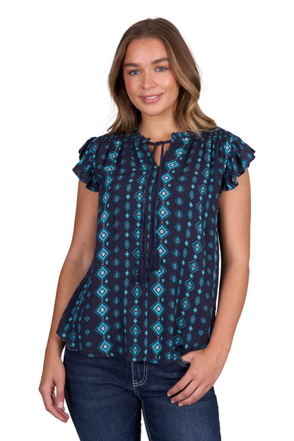 Pure Western Women's Estella SL Blouse