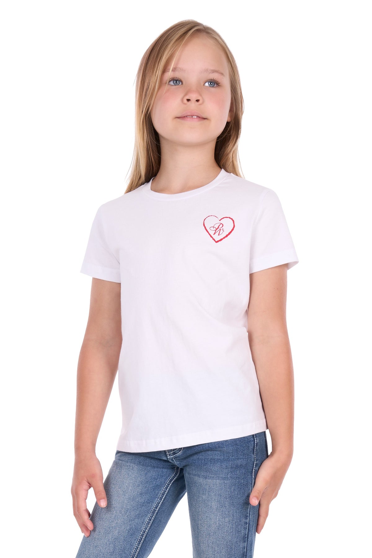 Pure Western Girls Amelia Relaxed Ss Tee