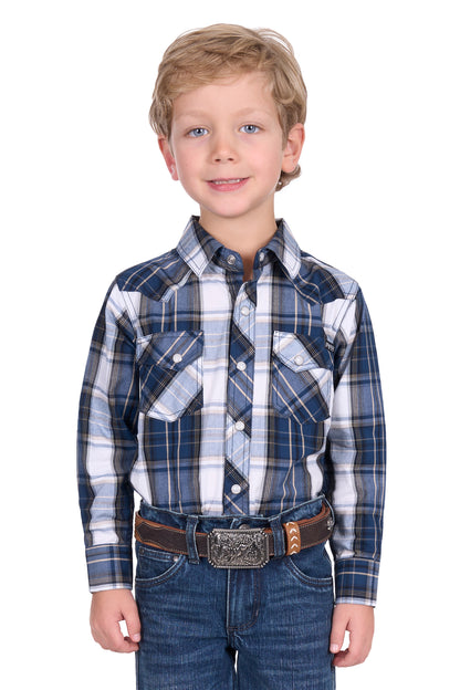 Pure Western Boy's Nicholas L/S Shirt