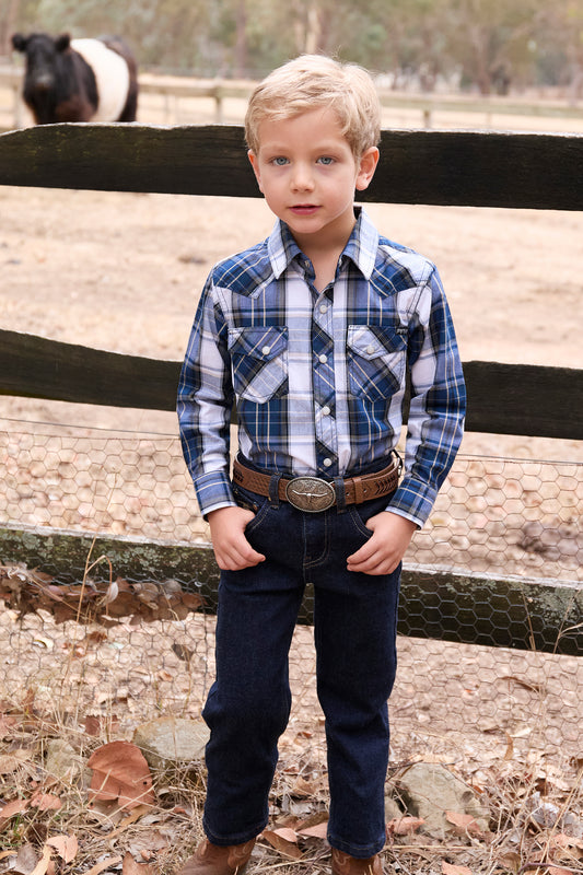 Pure Western Boys Nicholas L/S Shirt