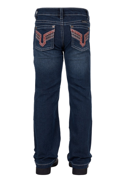 Pure Western Girls Aztec Bootcut Jean