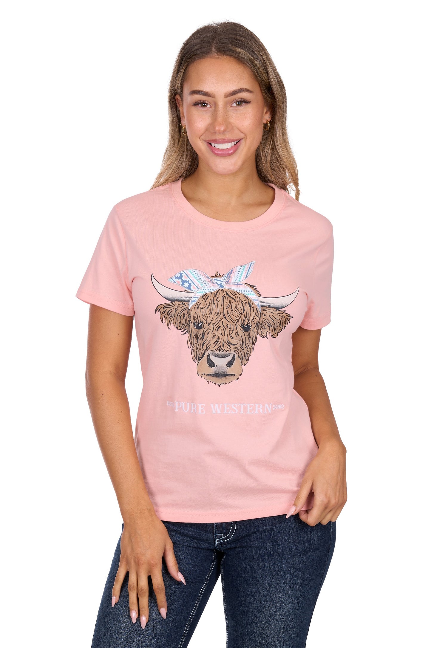 Pure Western Women's Estelle Ss Tee