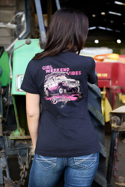Bullzye Women's Vibes Ss Tee