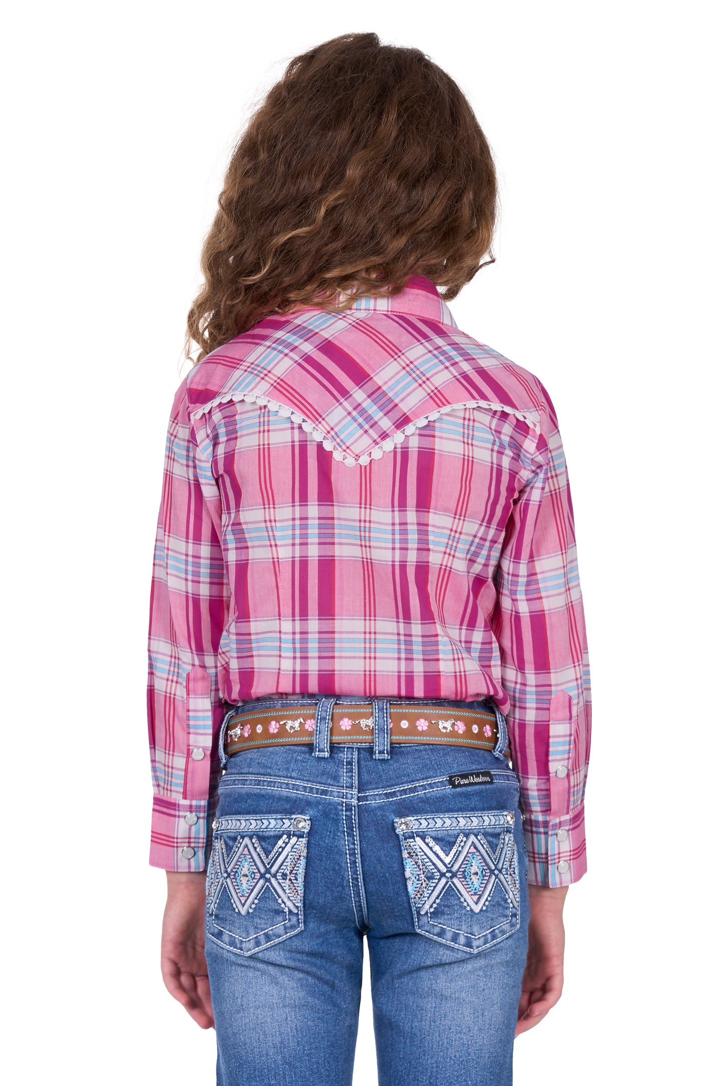 Pure Western Girl's Leni L/S Shirt