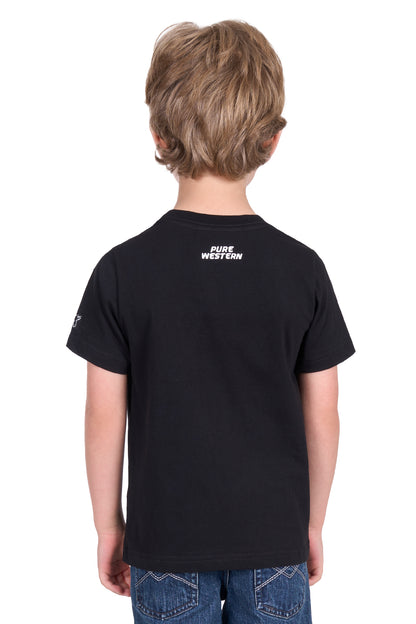 Pure Western Boy's Terry Ss Tee