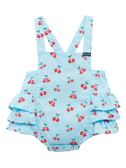 Wrangler Baby Girls Boot Cherry Ruffle Onesie