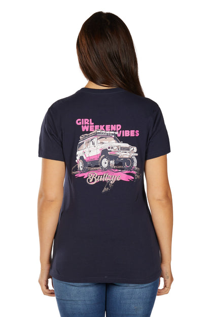 Bullzye Women's Vibes Ss Tee