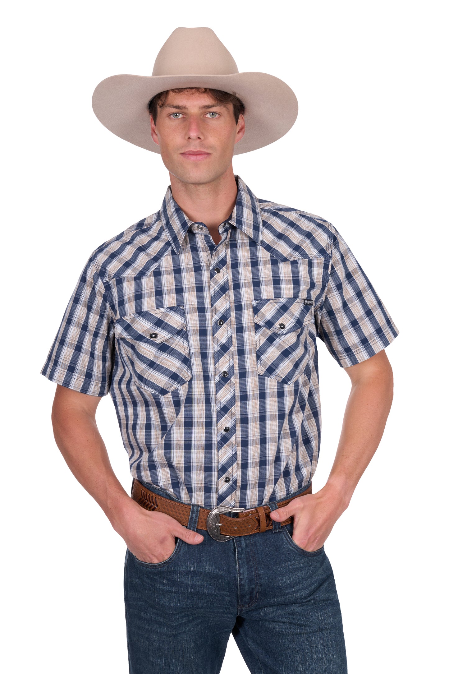 Pure Western Men's Peter Ss Shirt