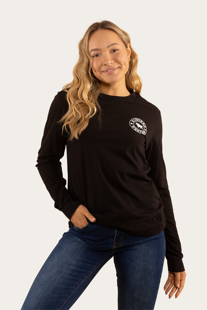Ringers Western Women's Signature Bull Loose Fit L/S Tee