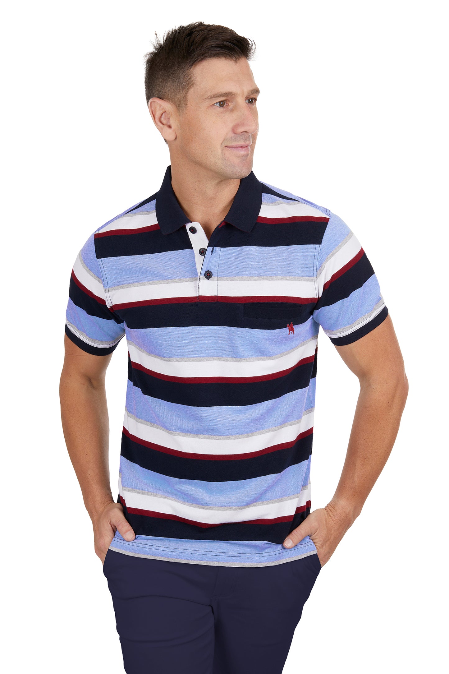 Thomas Cook Men's Gavin 1 Pocket Ss Polo