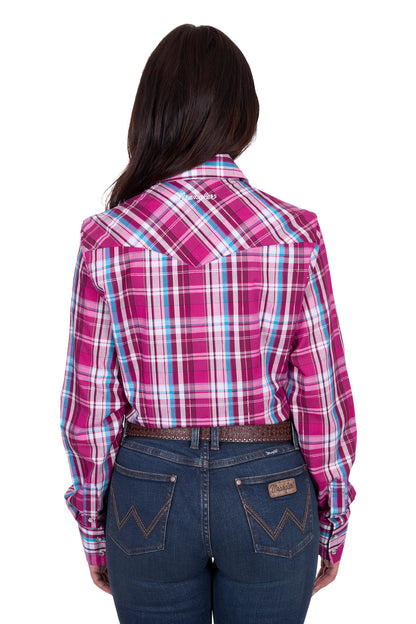 Wrangler Women's Molly Check L/S Shirt