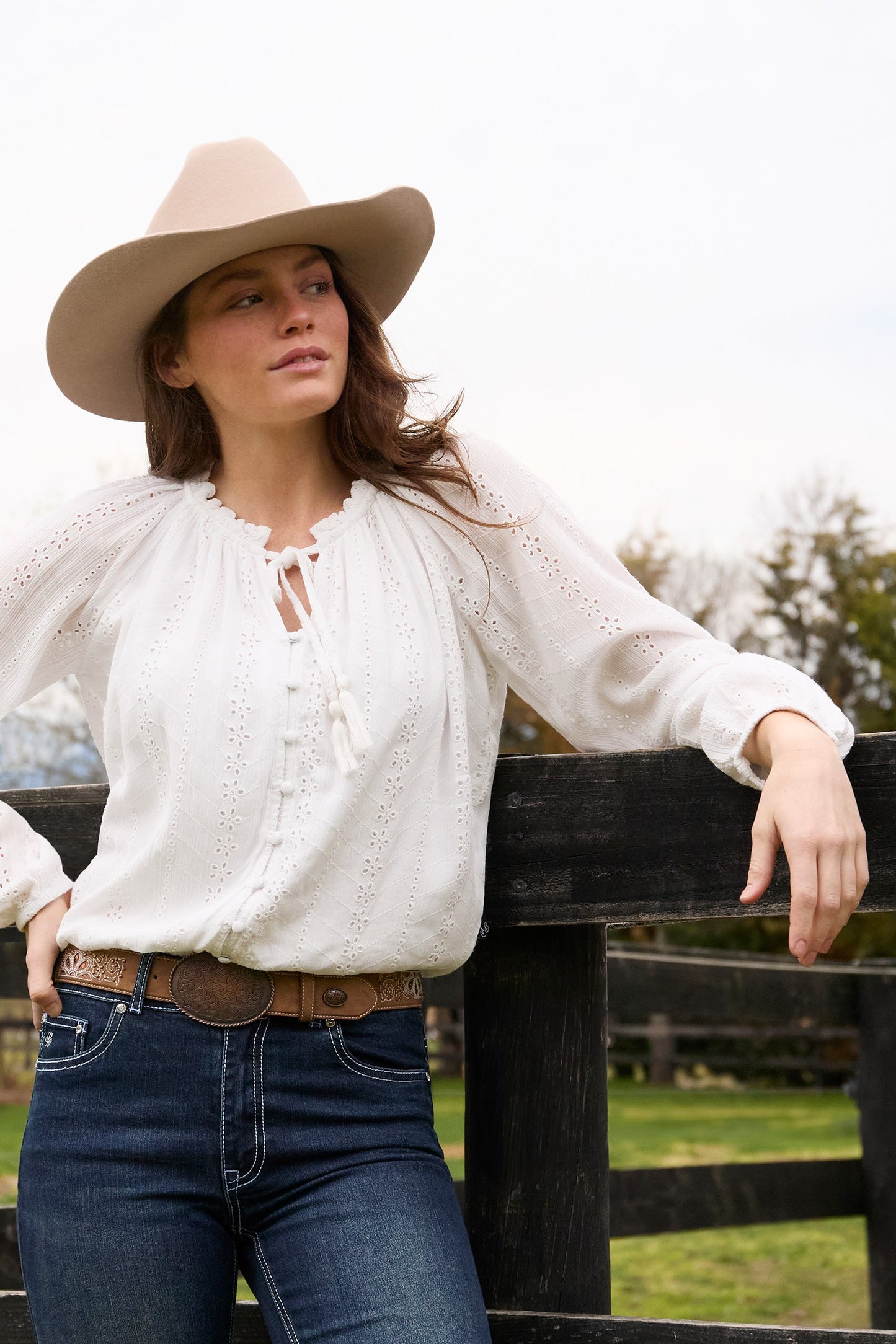 Pure Western Women's Pepper L/S Blouse