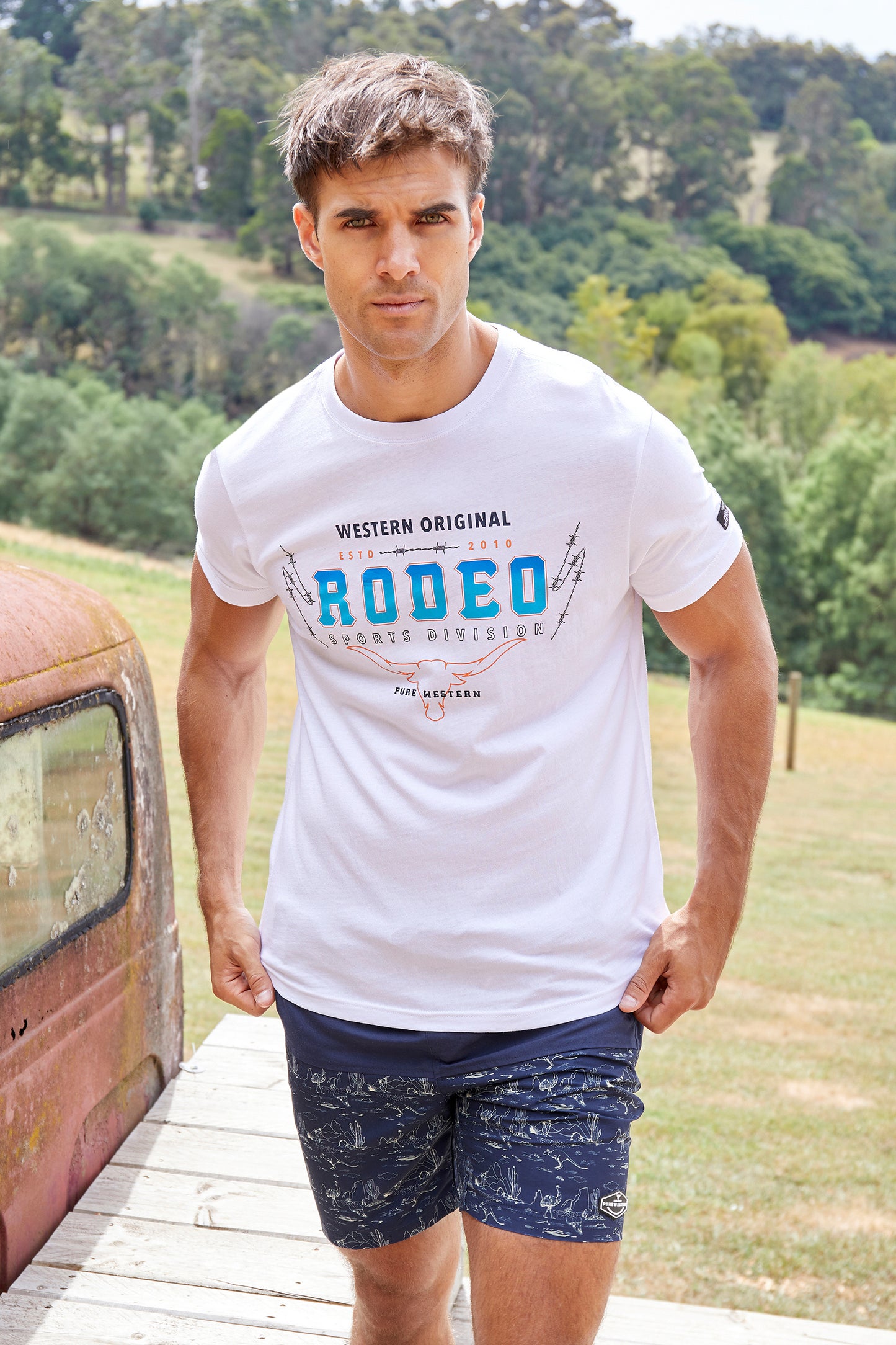 Pure Western Men's Cruz Ss Tee