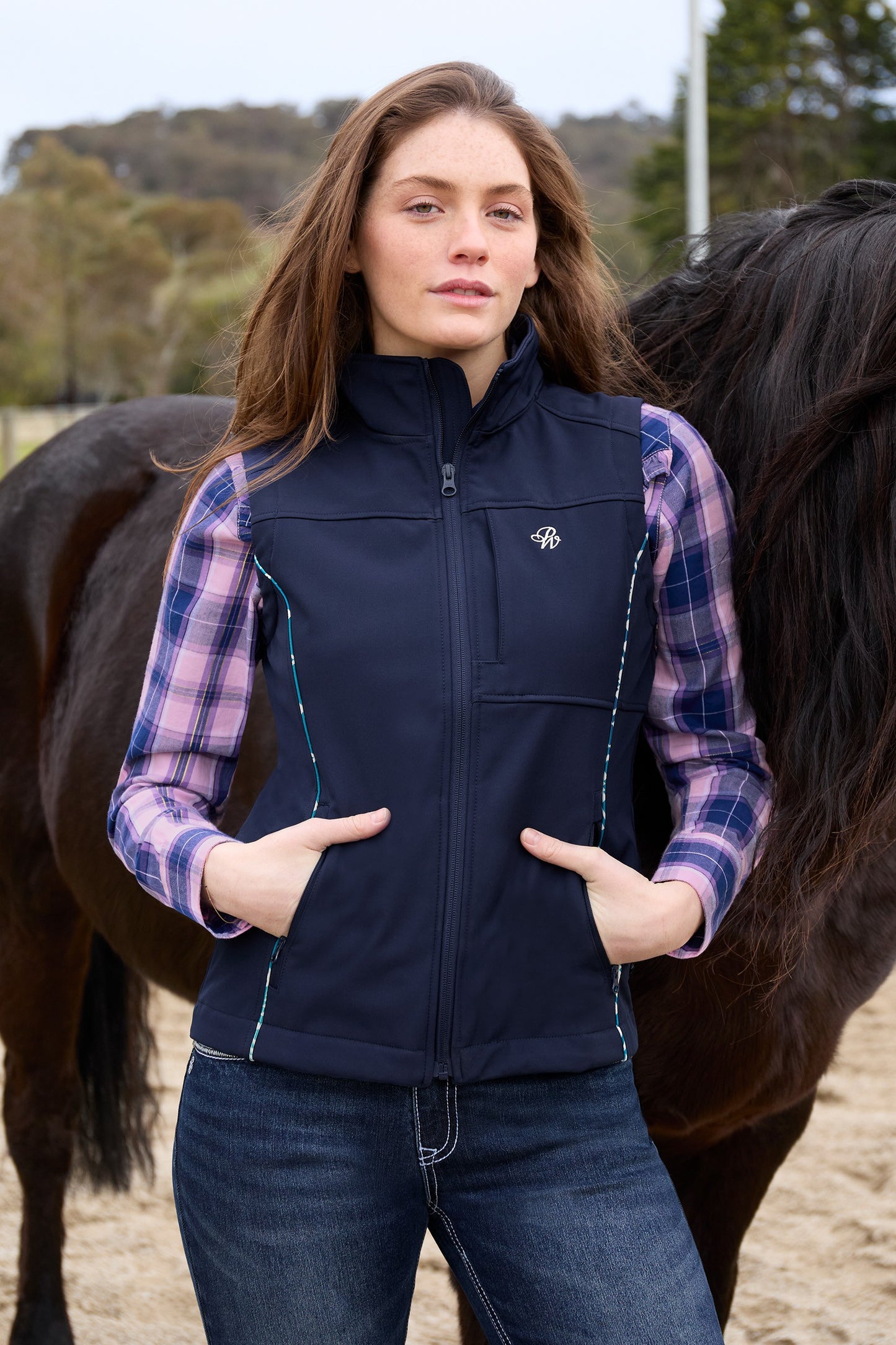 Pure Western Women's Corine Softshell Vest