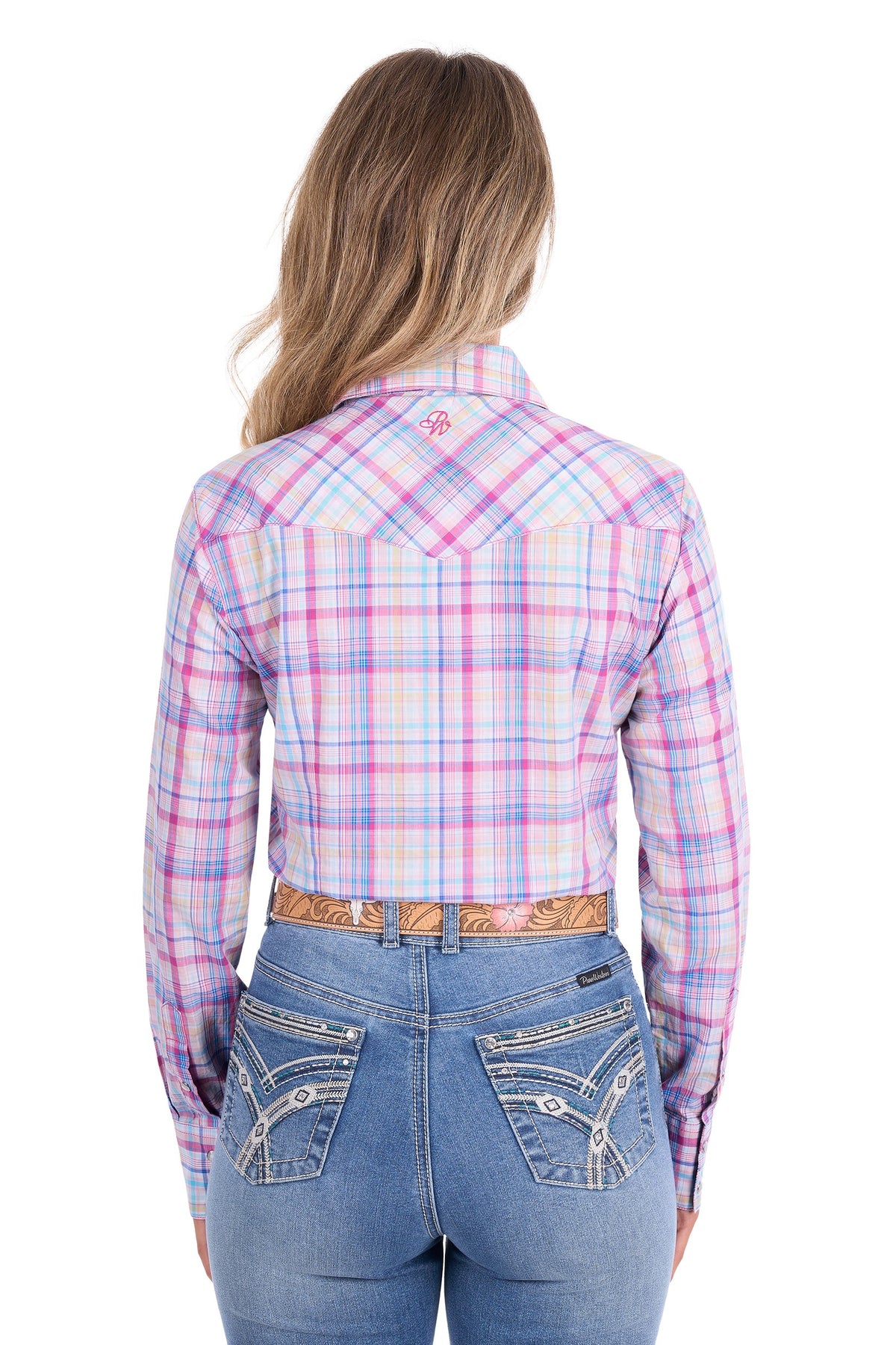Pure Western Women’s Kari Check L/S Shirt