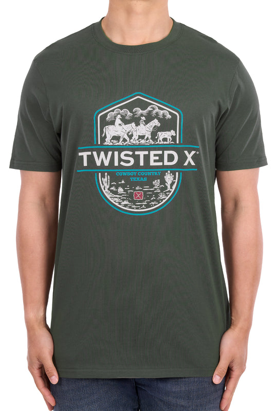 Twisted X Men's Tim Ss Tee