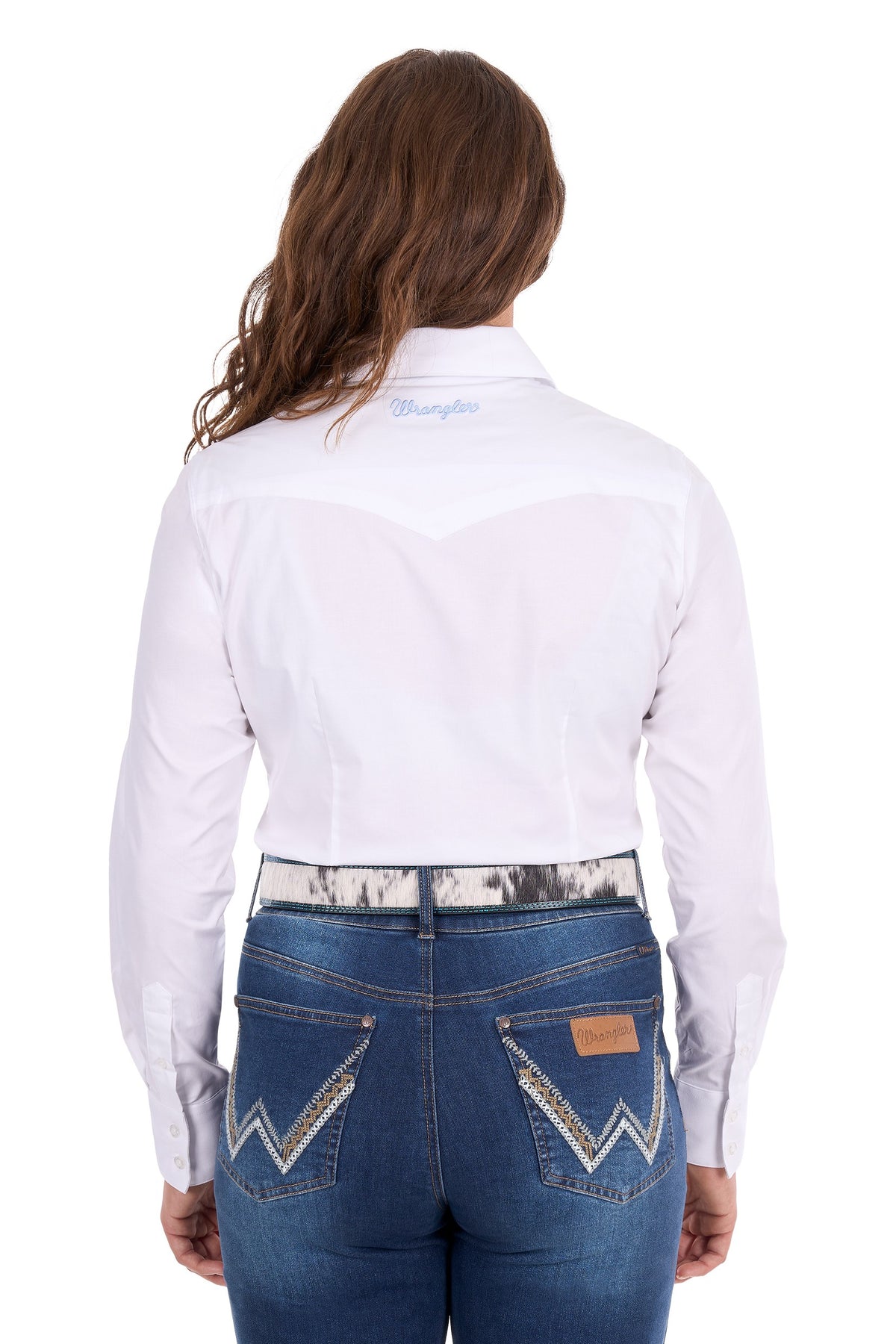 Wrangler Women’s Hazel Logo Western L/S Shirt