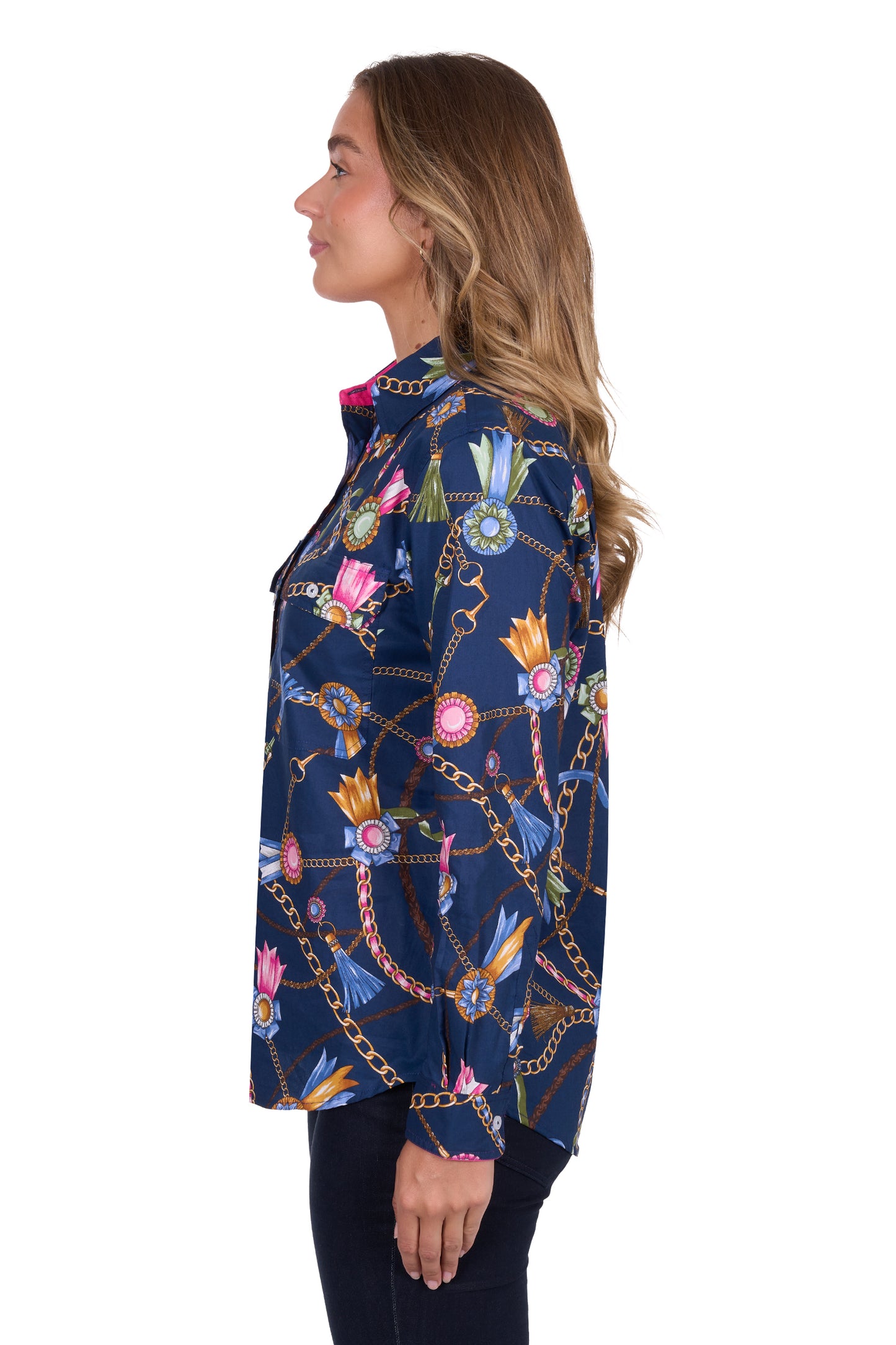 Hard Slog Women's Jolie Full Placket L/S Shirt