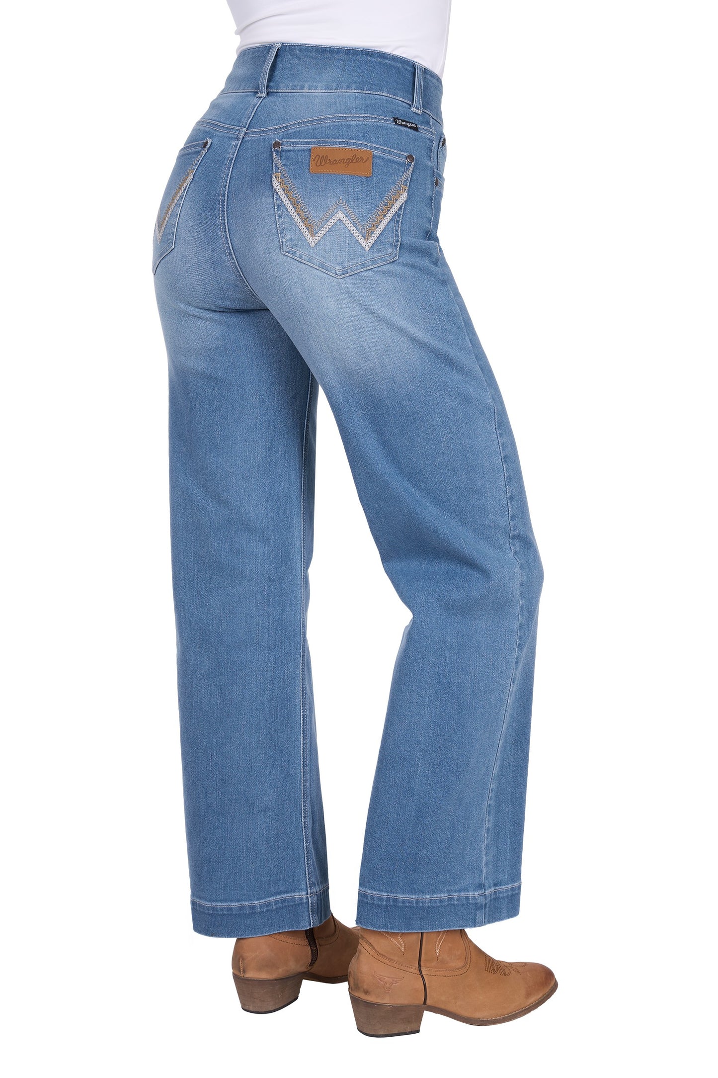 Wrangler Women's Chloe High Rise Wide Leg Jean - 30L