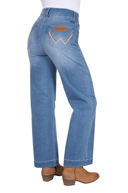 Wrangler Women's Chloe High Rise Wide Leg Jean - 30L