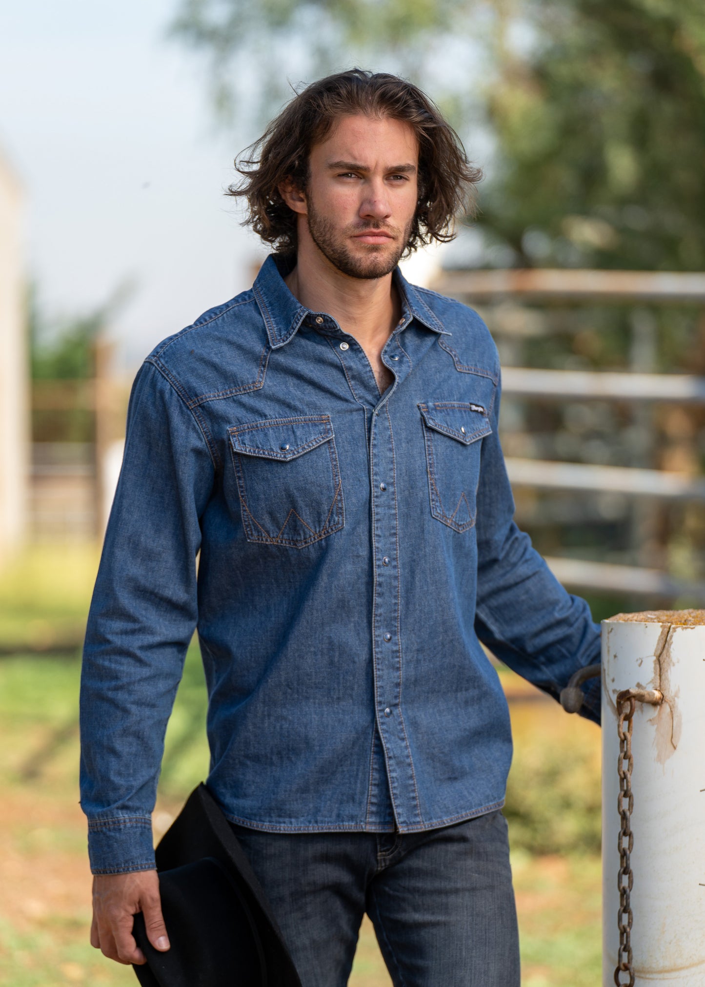 Wrangler Men's Jay Denim L/S Shirt