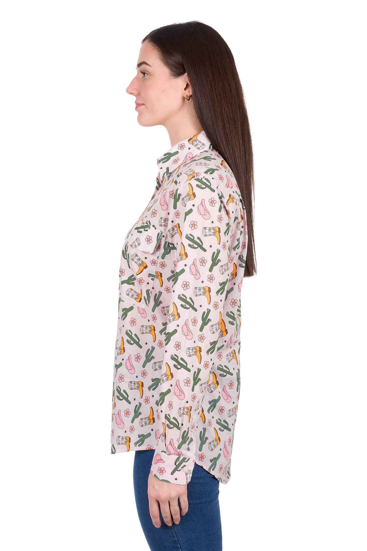 Hard Slog Women's Cleo 1/2 Placket L/S Shirt
