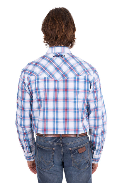 Wrangler Men’s Louis Check Western L/S Shirt