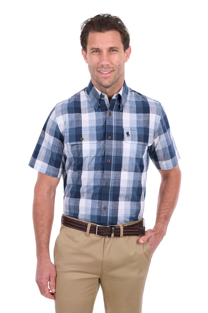 Thomas Cook Men’s Oscar Check 2-Pocket Ss Shirt