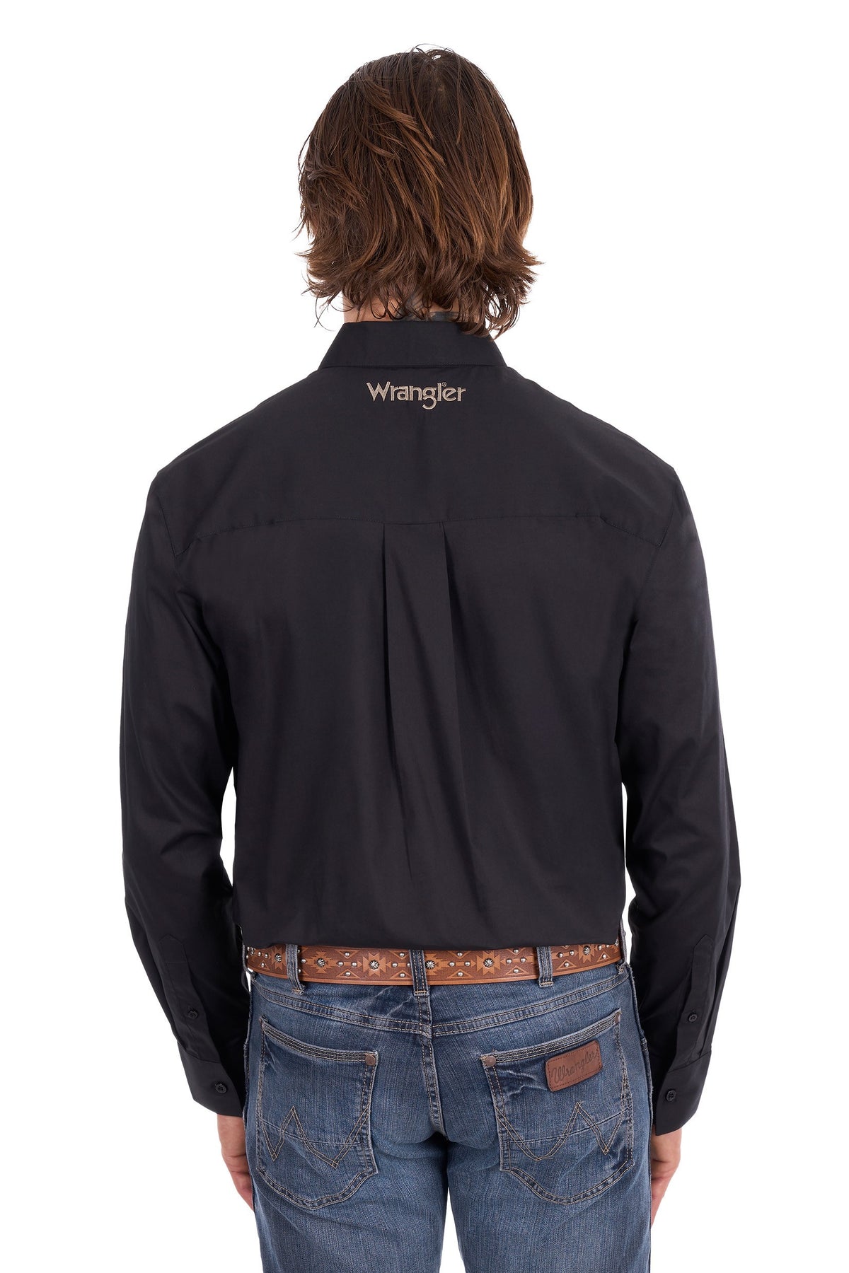 Wrangler Men’s Flex Tech 1-Pocket Button Down L/S Shirt